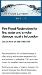 Mobile Screenshot of firefloodlondon.co.uk